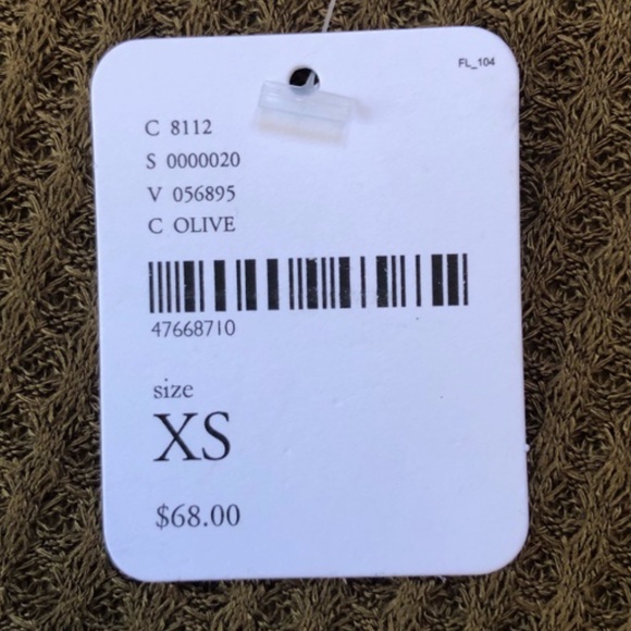 NWT - We the Free Love Me Thermal Olive XS - Picture 11 of 12